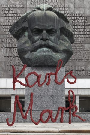 Fotocollage Karl Marx - Karls Mark - BENEDIX